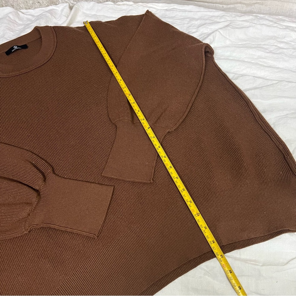LILLUSORY Brown Oversized Batwing Sweater - Picture 7 of 14